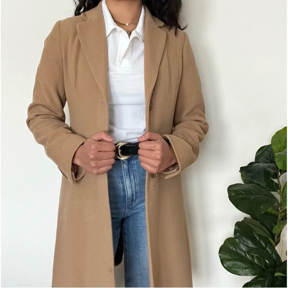 Banana Republic Tan Trench Coat - Picture 2 of 16